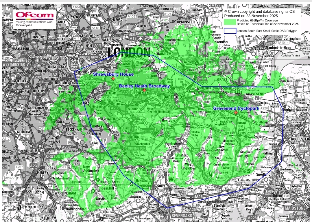 greenDAB Coverage Map